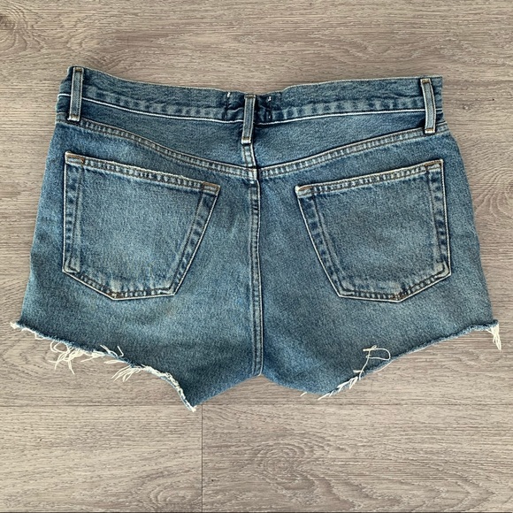 AGOLDE Parker Denim Shorts in Lowkey - Picture 5 of 5